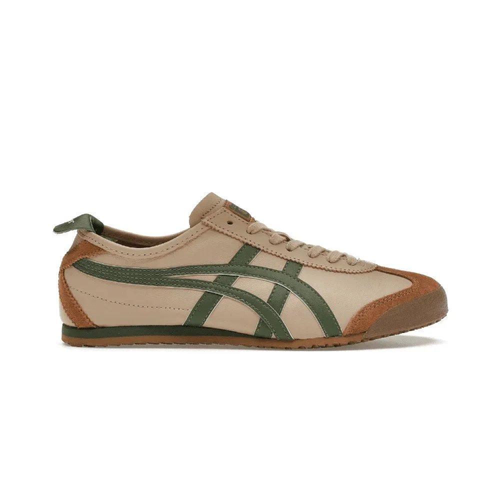 Onitsuka Tiger Onitsuka Tiger Mexico 66 Sneakers in Beige and Olive Green Beige