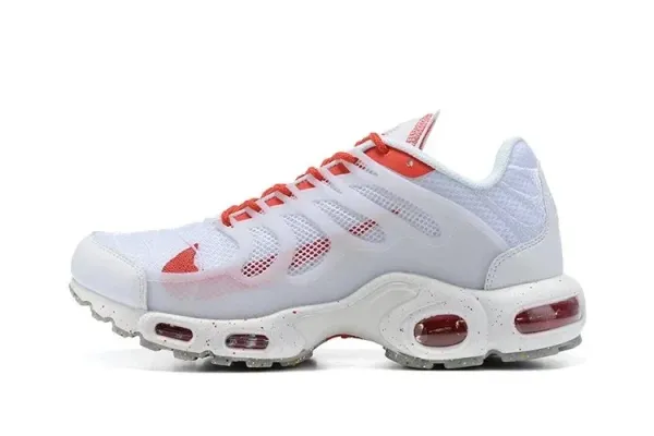 Nike Air Max Plus White Red Sneakers - 1