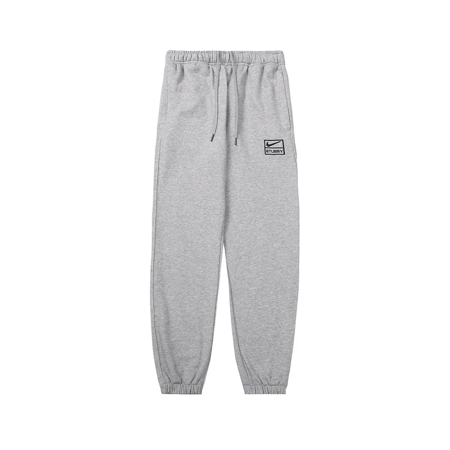 Nike Crewneck Sweatshirt and Jogger Sets — Gray and Black product photo 3