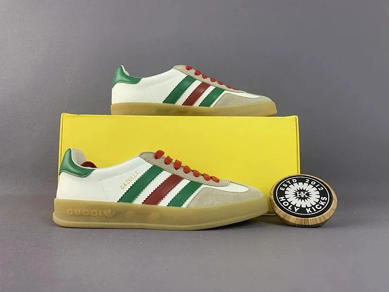 Gucci Gazelle White 