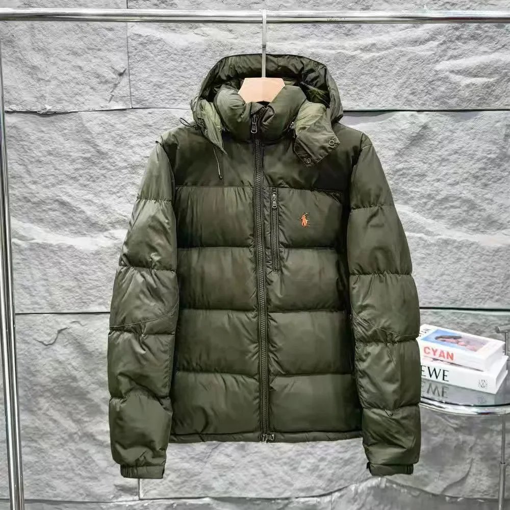 Polo Ralph Lauren Down Jackets PH03 Hooded Puffer Jacket — RL09 Olive Green