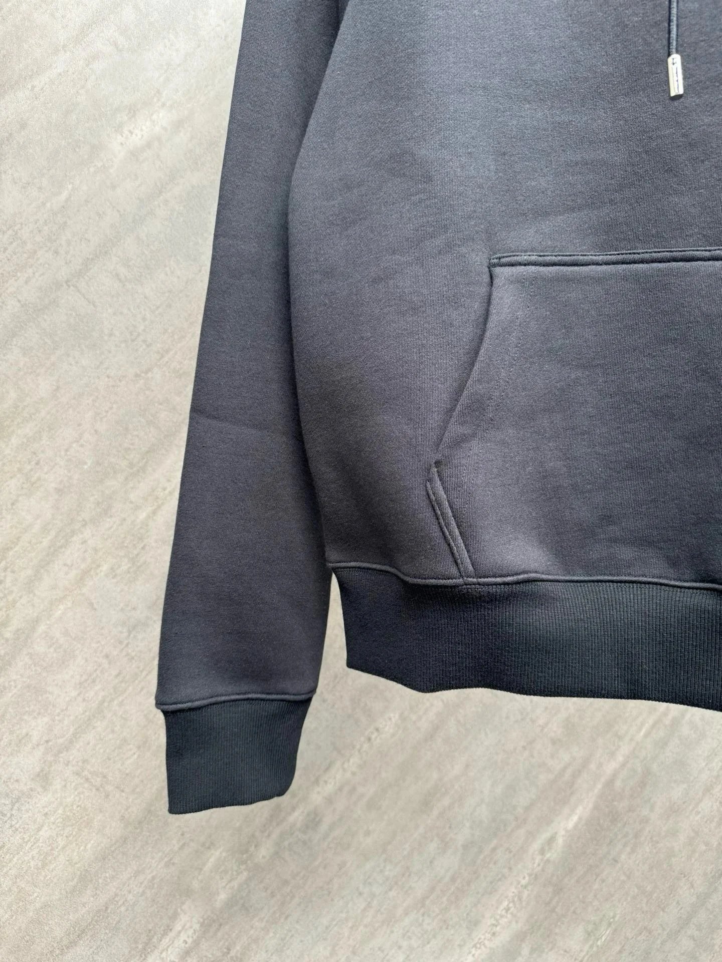 Celine Triomphe Hoodie Charcoal Gray Hoodie - 7