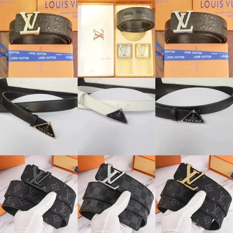 Louis Vuitton Black Monogram Belt