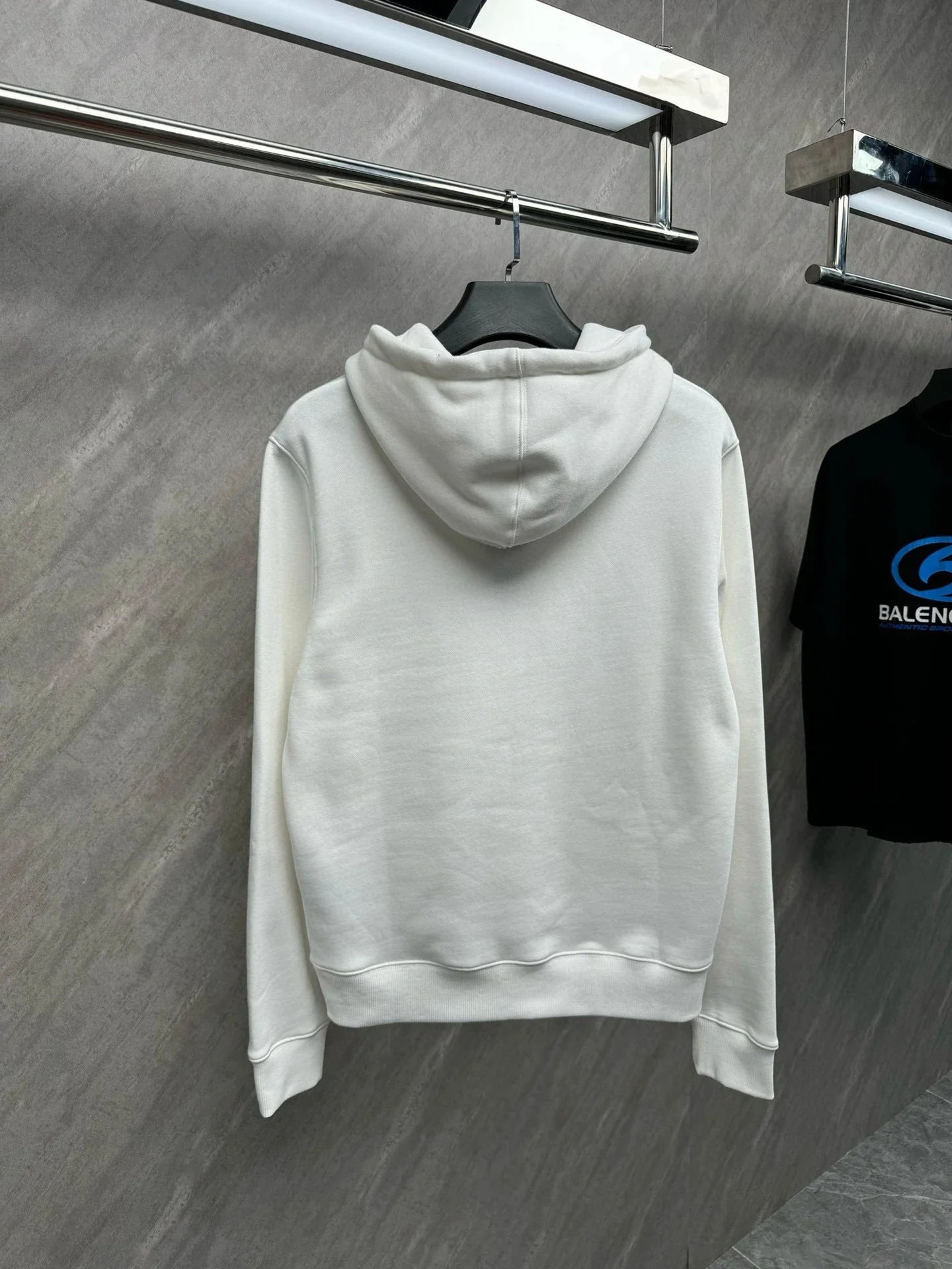 Celine Triomphe Hoodie Charcoal Gray Hoodie - 10