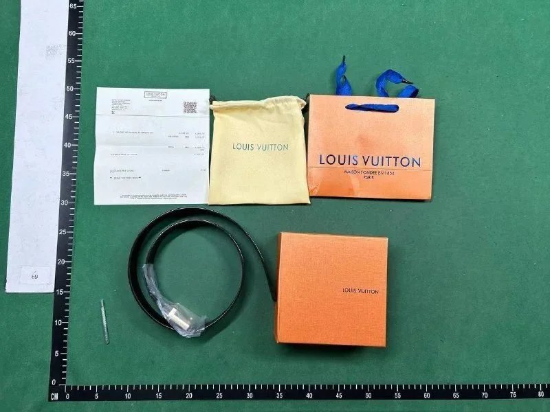 Prada Triangle Logo Belt White Leather Belt - 3