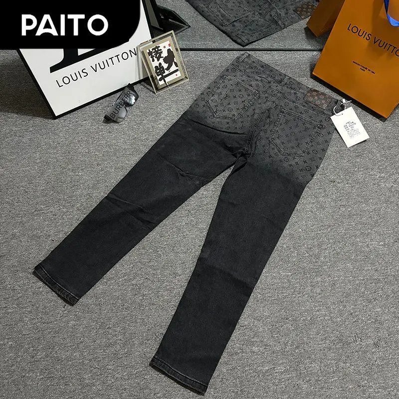 Louis Vuitton Jeans Monogram straight-leg image 8