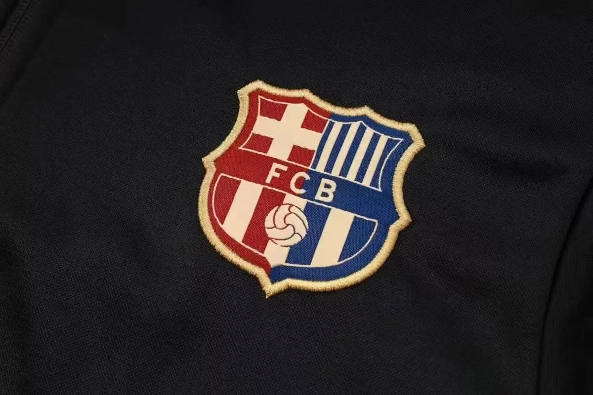 Nike FC Barcelona Black Hooded Track Suit