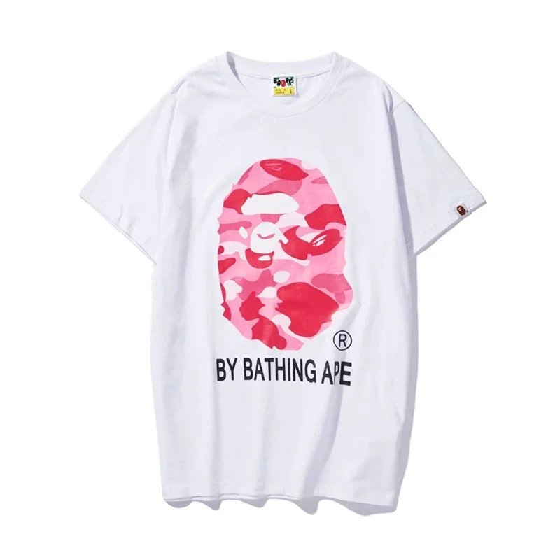 A Bathing Ape Bathing Ape BAPE Pink Camo T-Shirt White