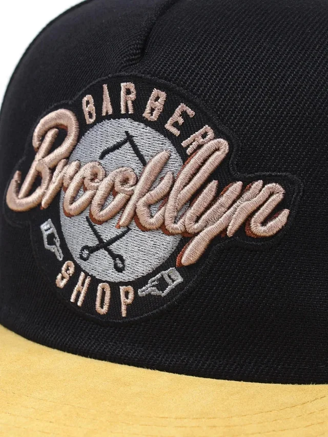 Unbranded Hats Brooklyn Embroidered Flat-Brim Snapback Cap product detail image 7