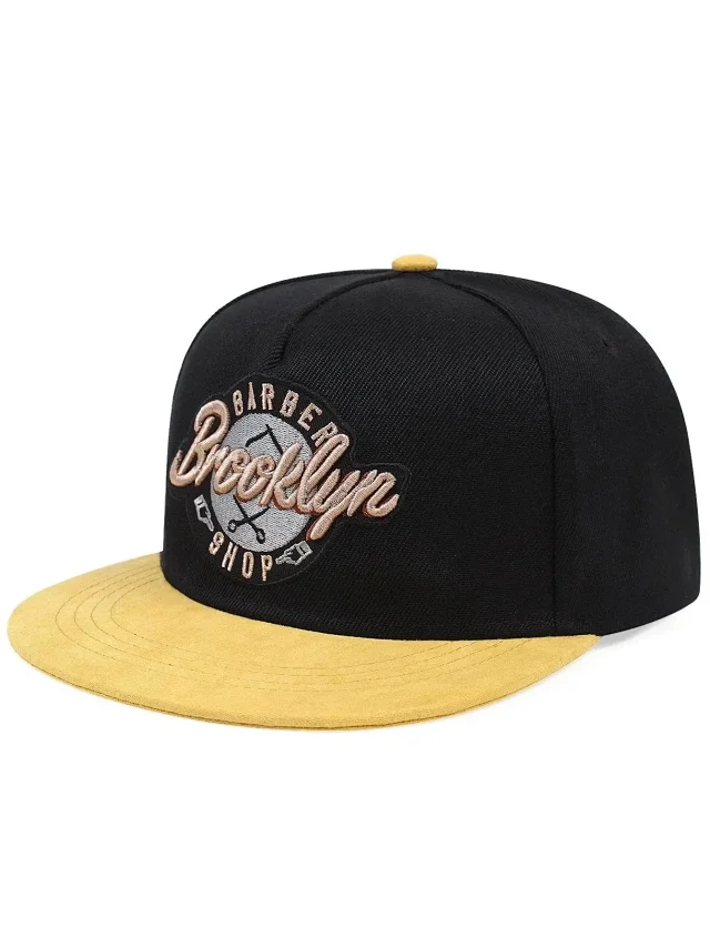 Unbranded Hats Brooklyn Embroidered Flat-Brim Snapback Cap product detail image 5