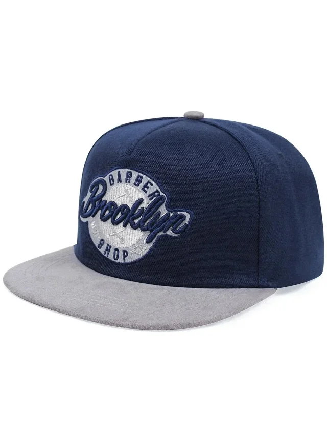 Unbranded Hats Brooklyn Embroidered Flat-Brim Snapback Cap product detail image 8