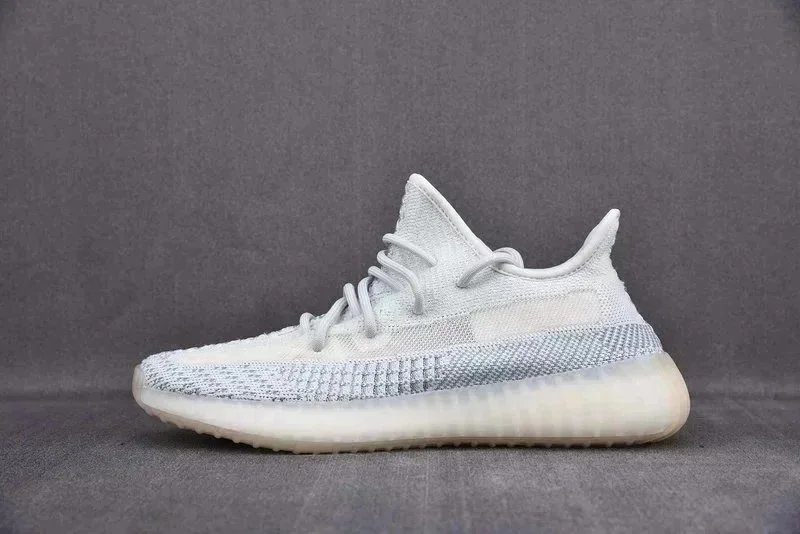 Adidas Yeezy Boost 350 Grey White Yellow Orange Zebra Casual Sneakers