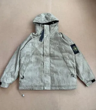 Stone Island Hooded Technical Jacket Yellow Outerwear - 8
