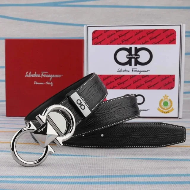 Ferragamo Belts Gancini Buckle Belt product detail image 9