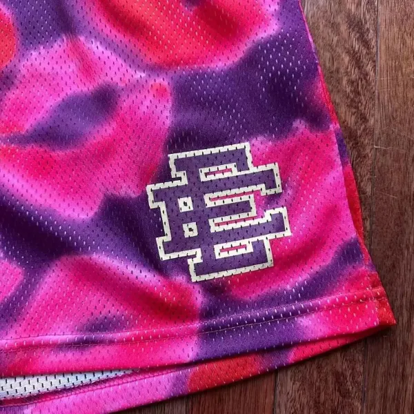 Gallery Dept. Lip Print Mesh Shorts Red Purple - 8