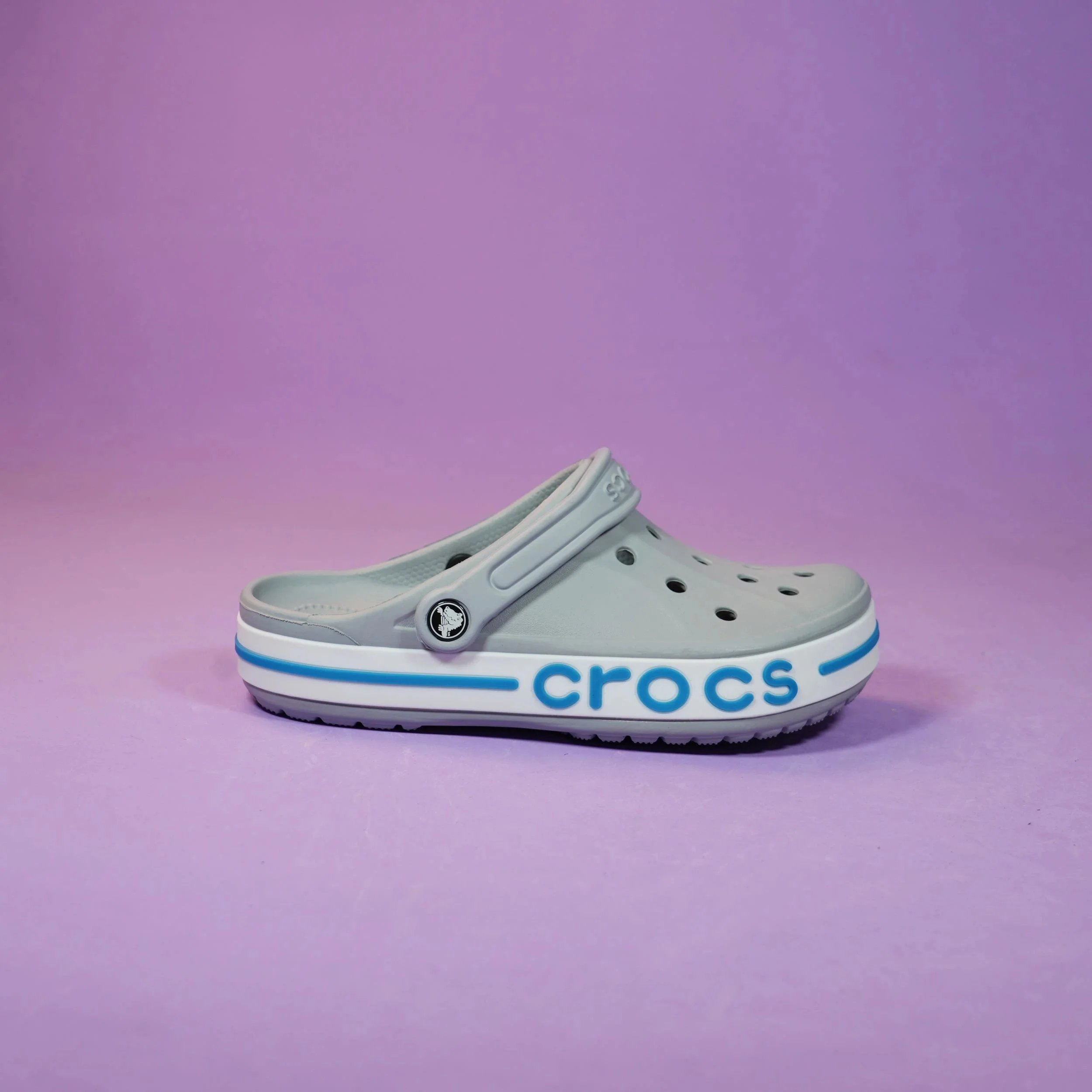 Crocs Crocs Crocband Clogs in Light Grey/Blue Grey