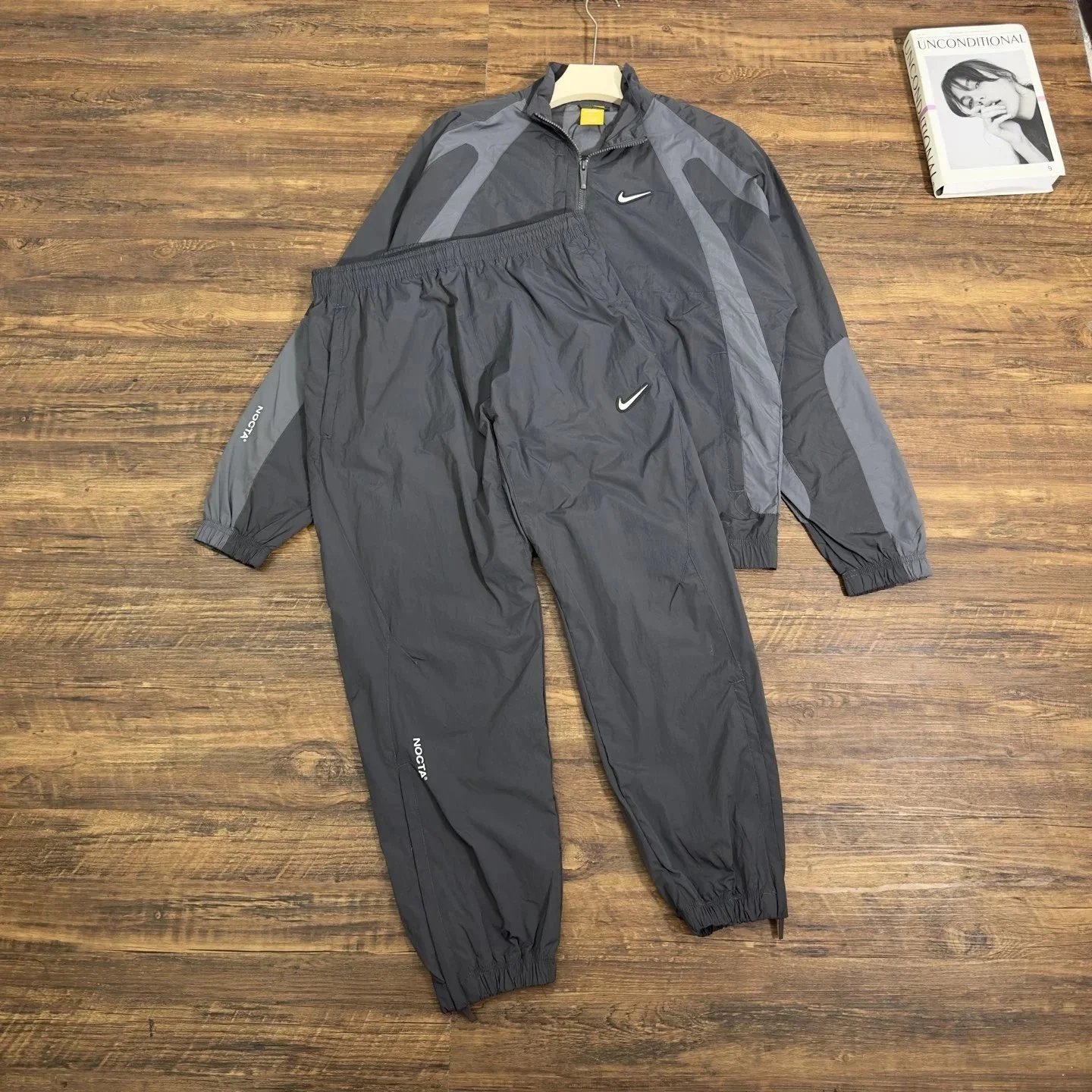 Nike T-Shirts NOCTA short-sleeve T-shirt — Gray Windbreaker Set