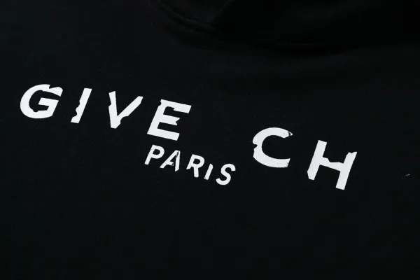 Givenchy Logo Print White Hoodie - 6