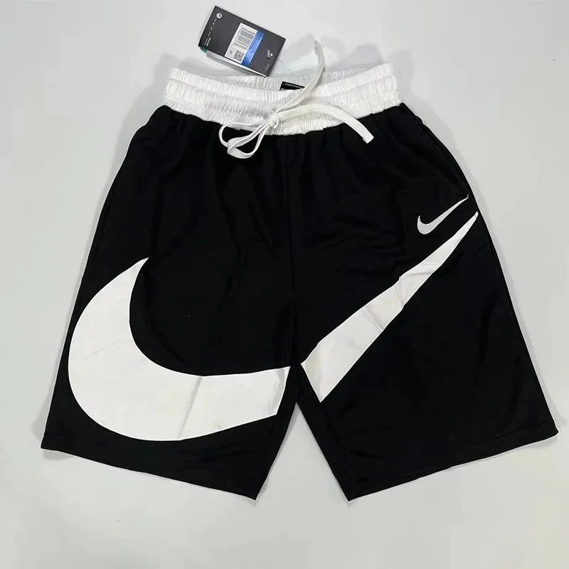 Nike Jordan Sport Shorts White Black Red Basketball Style