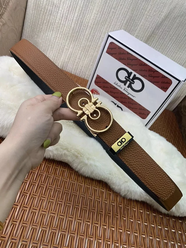 Ferragamo Belts Gancini Buckle Belt product detail image 8