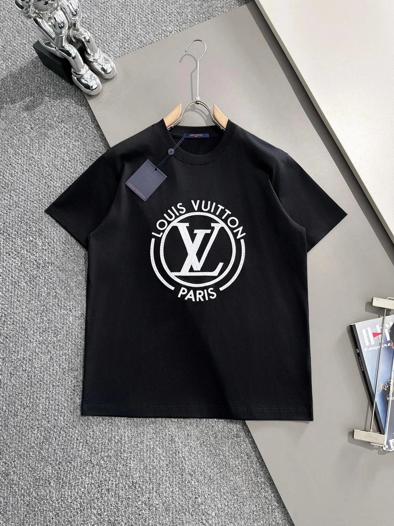 Louis Vuitton Graphic Print White Casual T-Shirt