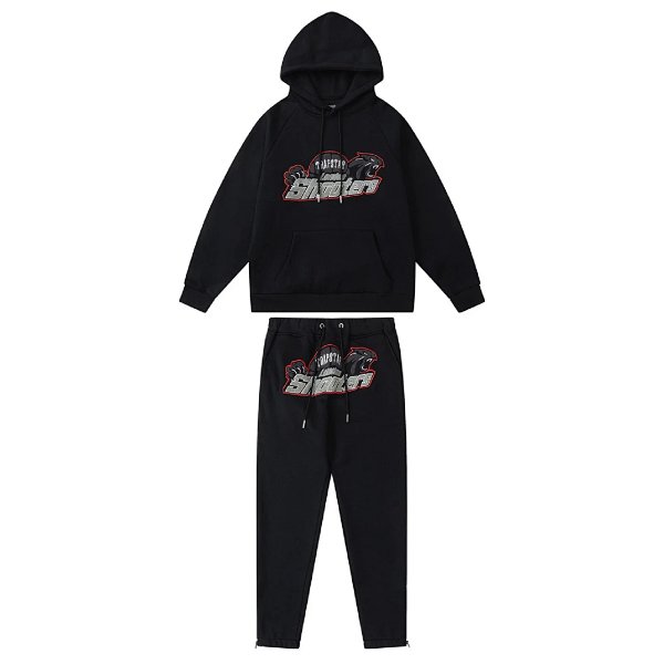 Trapstar Shooters Logo Hoodie and Sweatpants Set Black Casual Set product listing in Litbuy spreadsheet finds