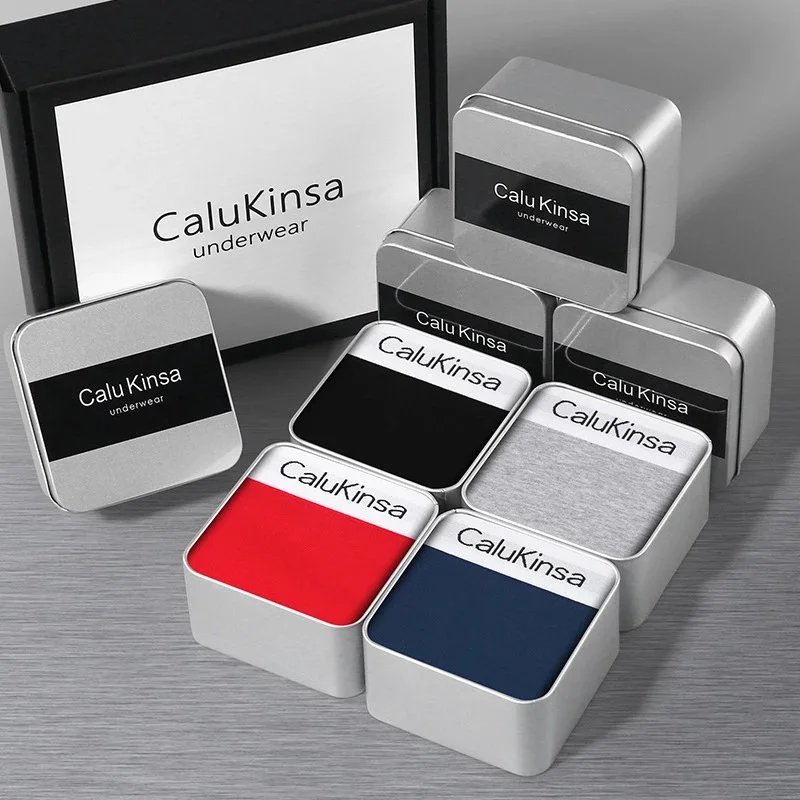 CaluKinsa CaluKinsa Underwear Box Set - Black, Grey, Red, Blue Black
