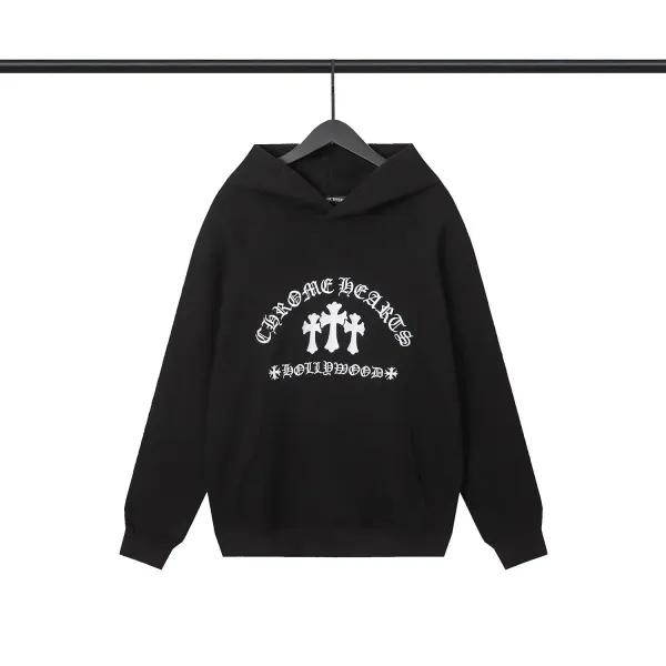 Off-White x Chrome Hearts Orange Hoodie - 4