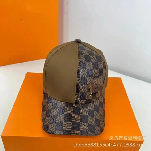 Louis Vuitton Hats MX 04 Monogram and checkerboard baseball cap product detail image 2
