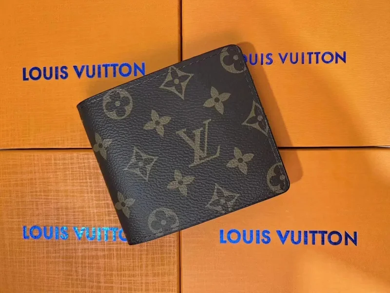 Louis Vuitton Louis Vuitton Monogram Wallet 1 Black