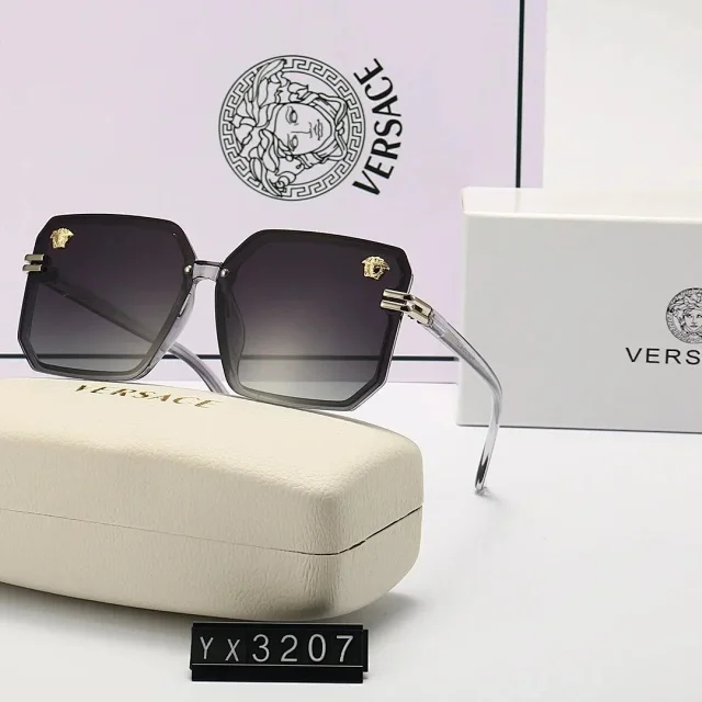 Versace Eyewear YX3207 geometric-frame sunglasses product detail image 3