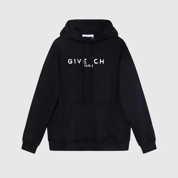 Givenchy Logo Print White Hoodie - 3