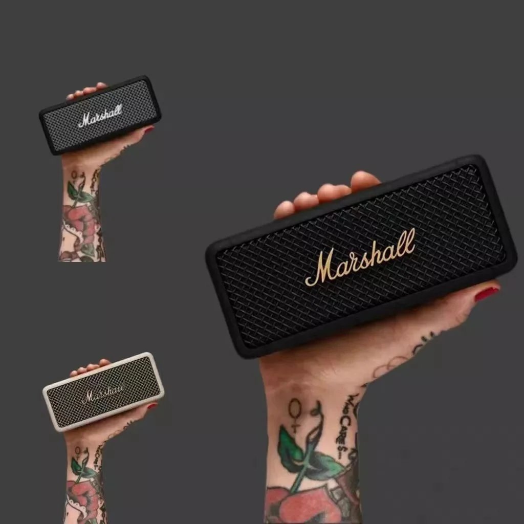 Marshall Emberton Black Portable Bluetooth Speaker