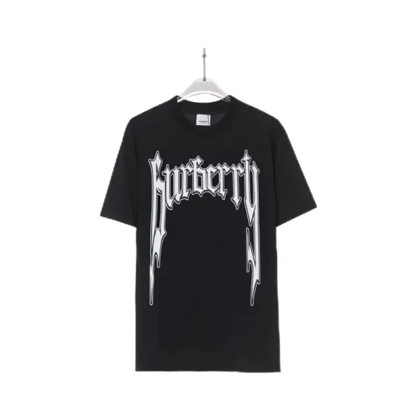 Burberry Gothic Logo Black T-Shirt - 1