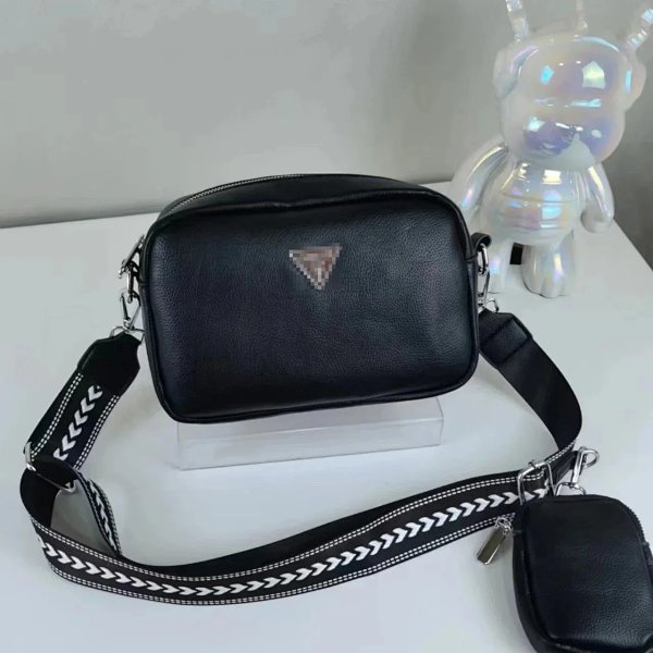 Prada Re-Nylon Camera Bag Black Crossbody Bag product listing in Litbuy spreadsheet finds