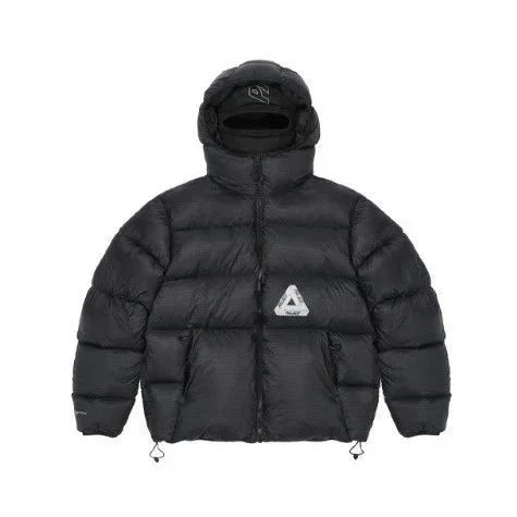 Palace Tri-Ferg Black Puffer Jacket