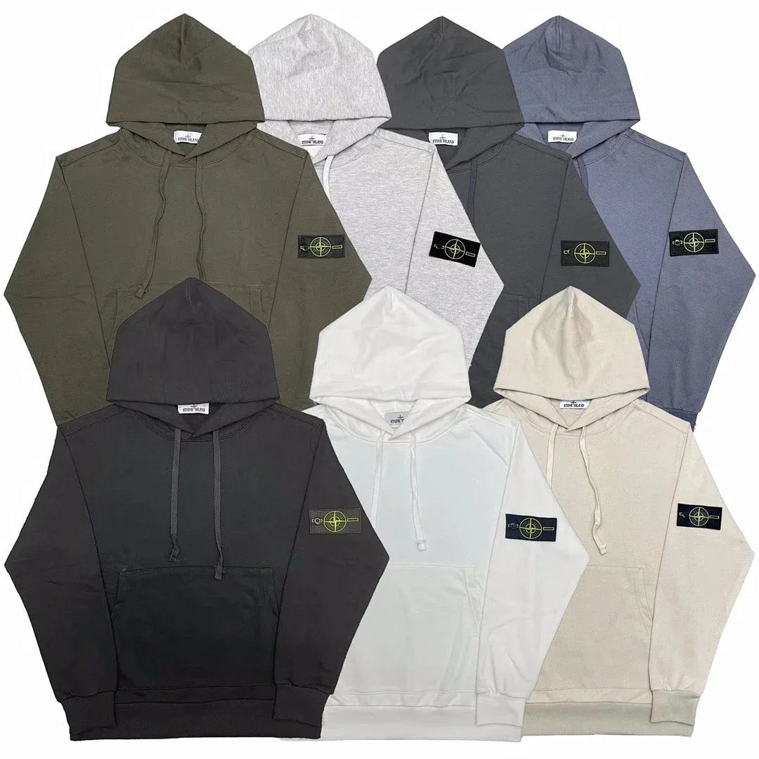 Stone Island Logo Patch Hoodie Army Green Hoodie product detail 2 in Litbuy spreadsheet finds
