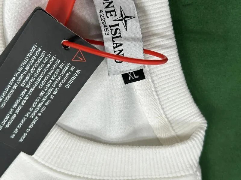 Stone Island Black Zip-Up Hooded Sweatshirt
