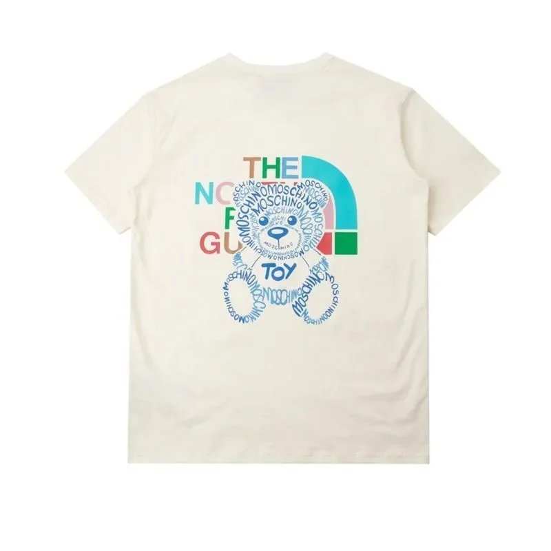 The North Face Logo Print Black Purple White Cream Gray Casual T-Shirt And Sweatshirt