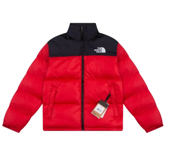 The North Face 1996 Retro Nuptse Red/Black Down Jacket - 1