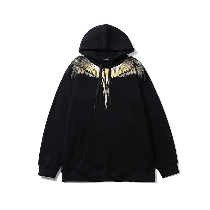 Marcelo Burlon Marcelo Burlon Wings Black Hoodie Black