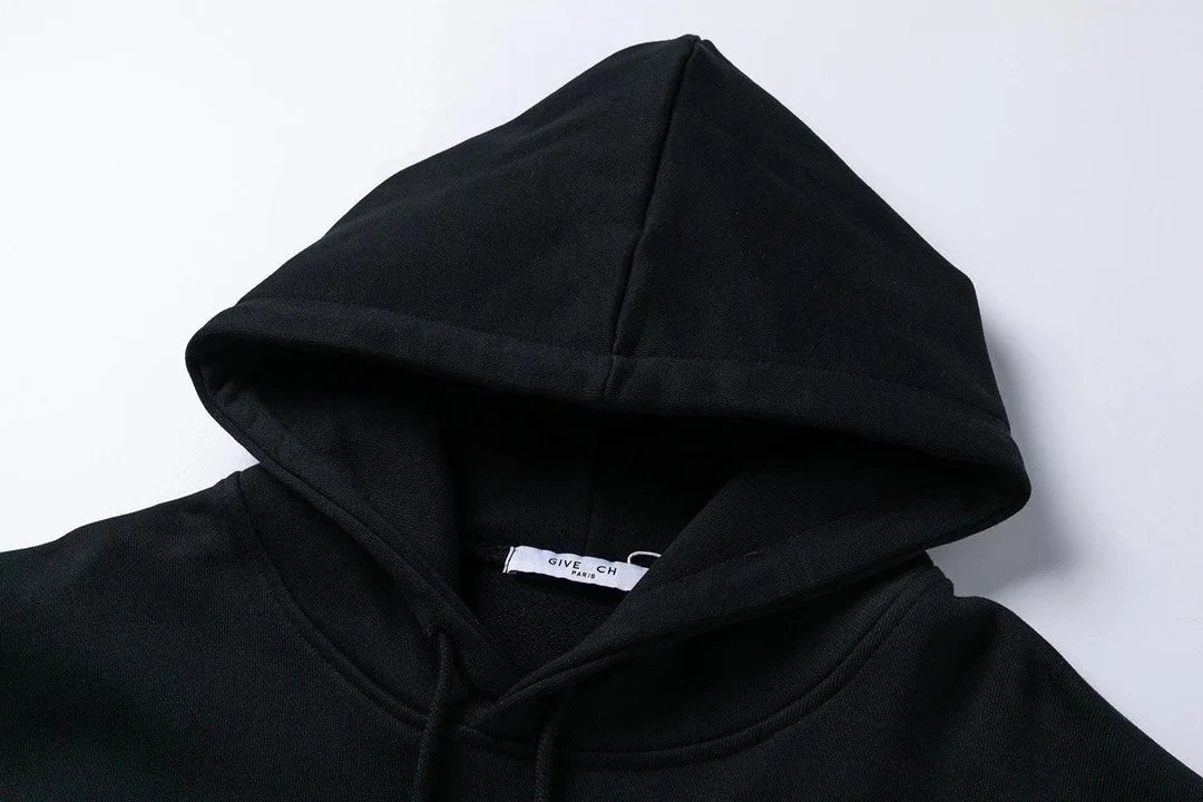 Givenchy Logo Print White Hoodie - 5