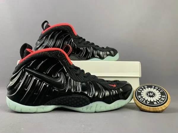 Nike Air Foamposite One Black/Red/Mint Green Sneakers - 1