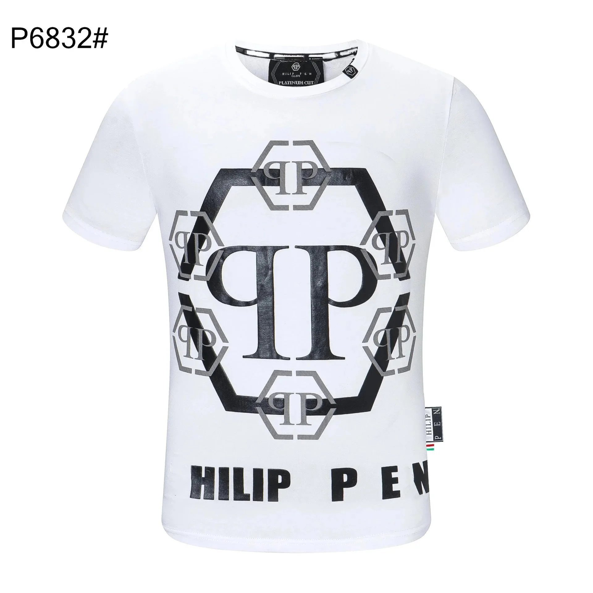 Philipp Plein Philipp Plein White Logo Print T-Shirt White