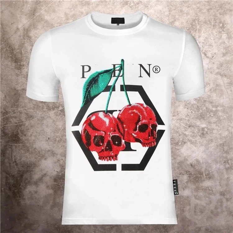 Philipp Plein Philipp Plein Cherry Skull T-Shirt, White 20白色005 White