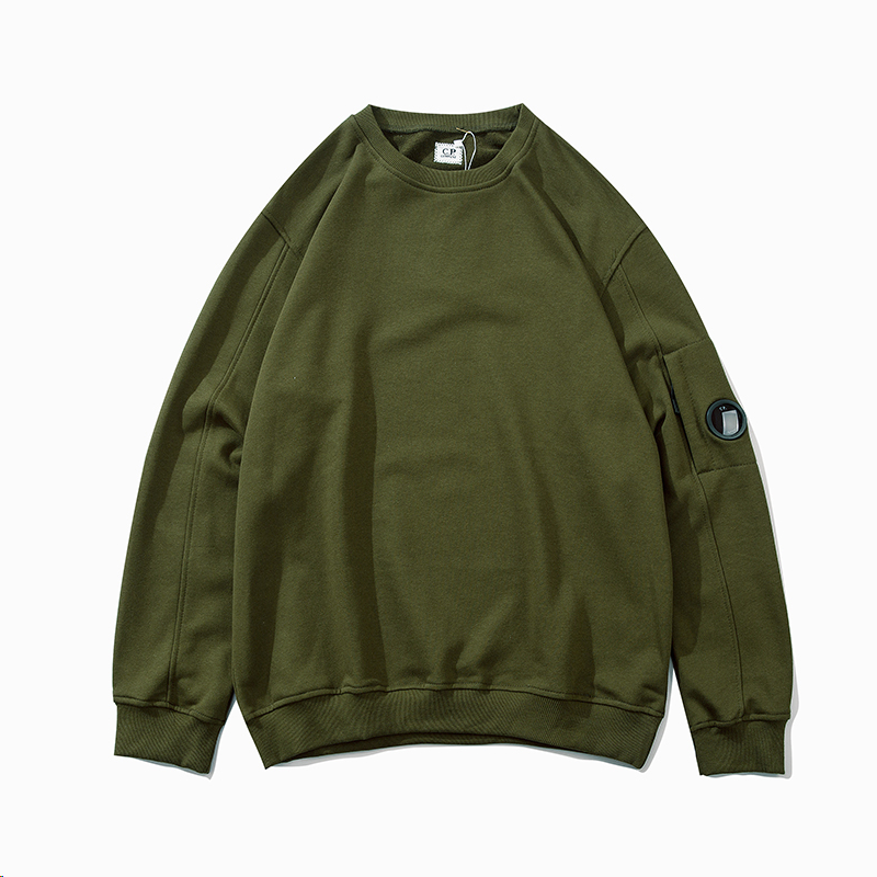 C.P. Company Navy Hoodie with Lens Patch - 10