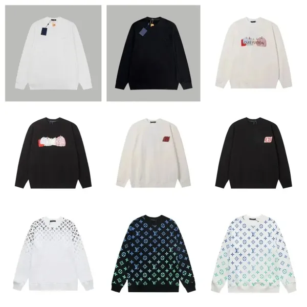 Louis Vuitton Monogram Embroidered Crewneck White Sweatshirt - 4