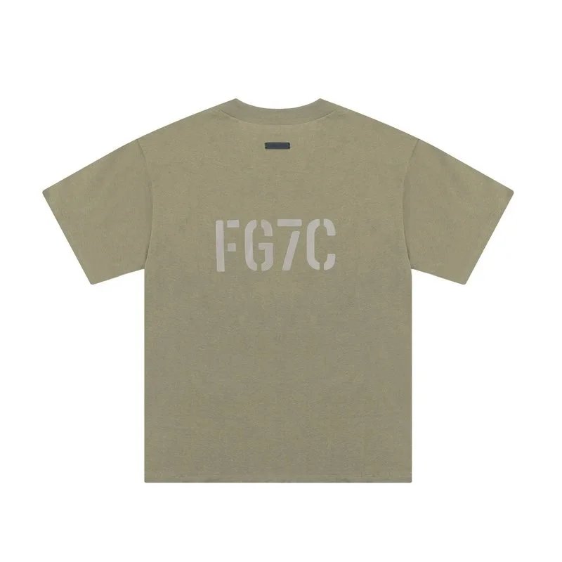 Essentials FG 1977 Black Beige Gray Olive Yellow Coral Casual T-Shirt