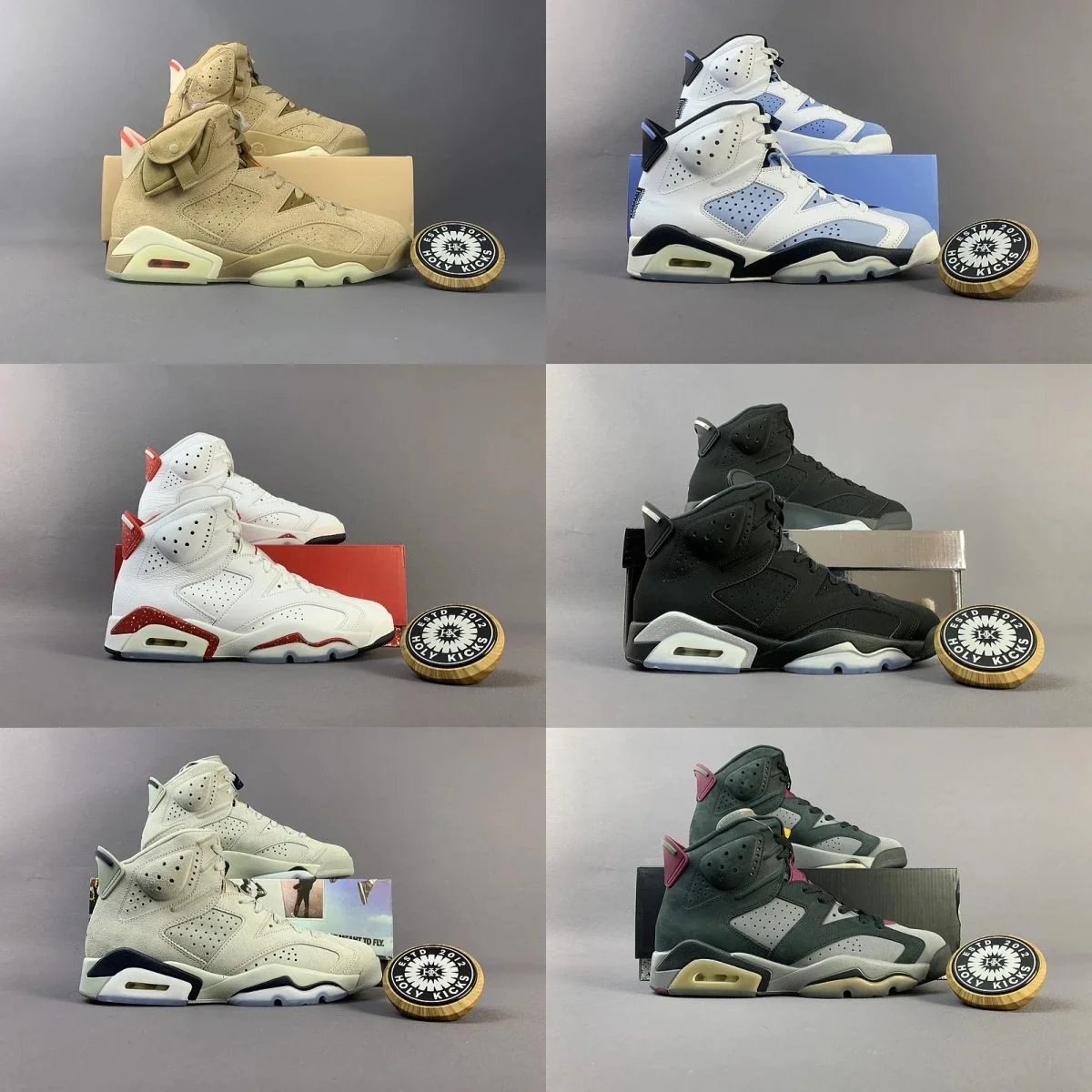Air Jordan 6 Trendy High Top Sneakers