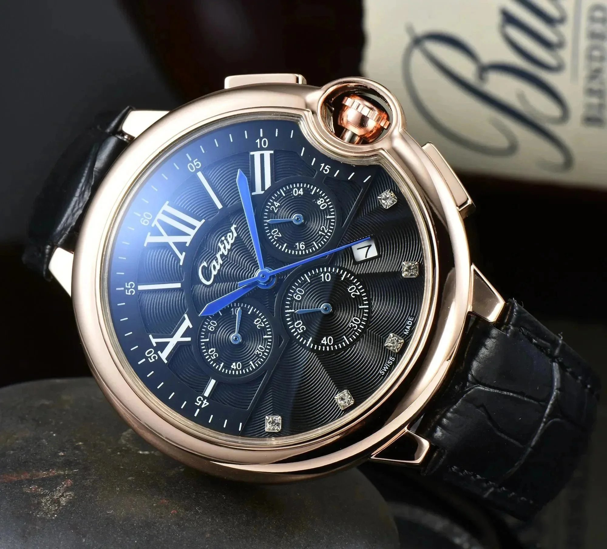Cartier Blue Dial Ro